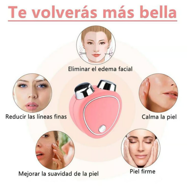 Masajeador Facial Micro Corriente Reafir